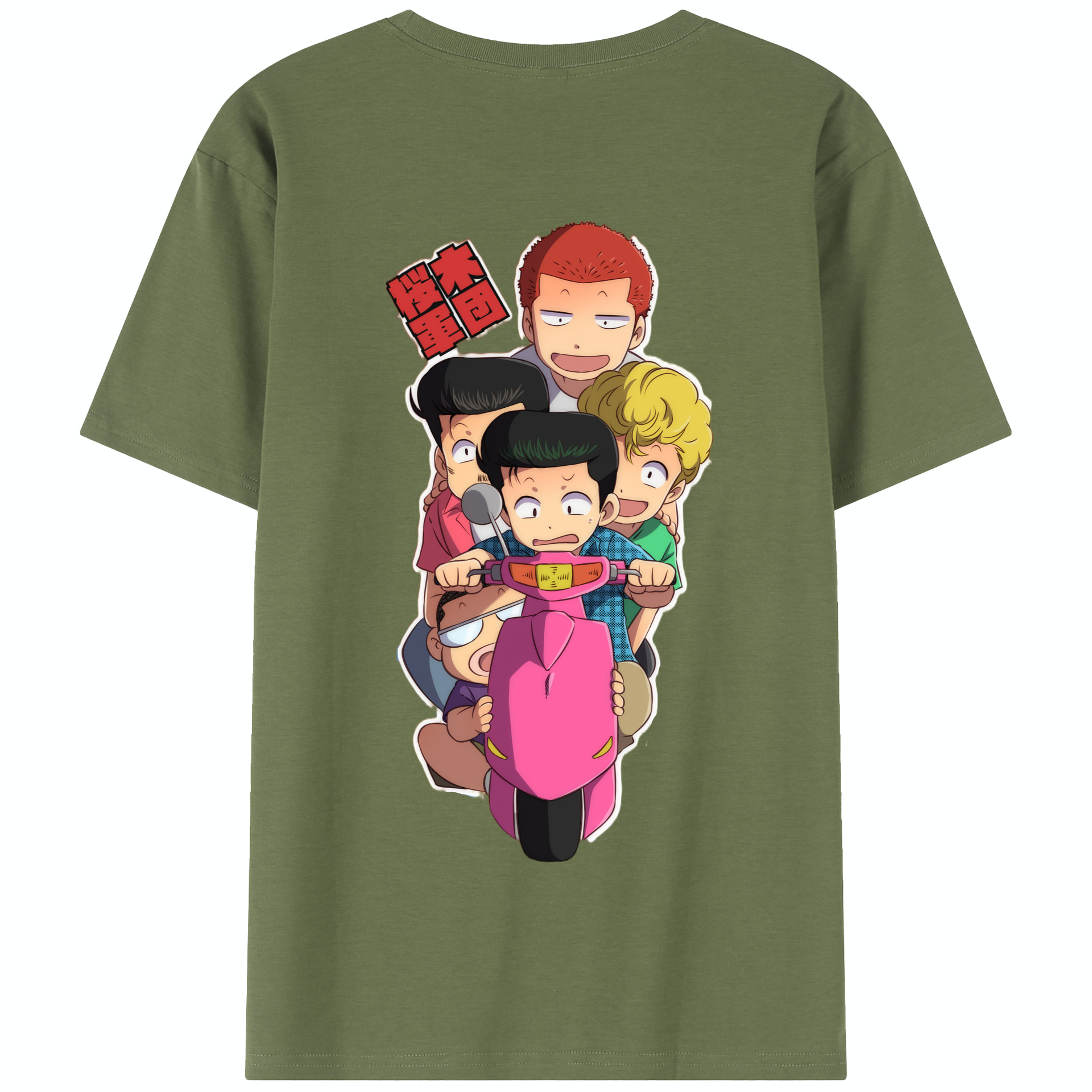 SLAM DUNK／スラムダンク 綿100％半袖Tシャツ（背面プリント）